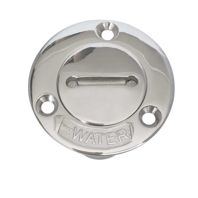 NEW Casting Mirror- Polished 316 SS for 1-1/2''(38MM) Marine Boat Yacht Caravan -Metal Letter Water Tank Deck Fill Filler with Key Cap and Key