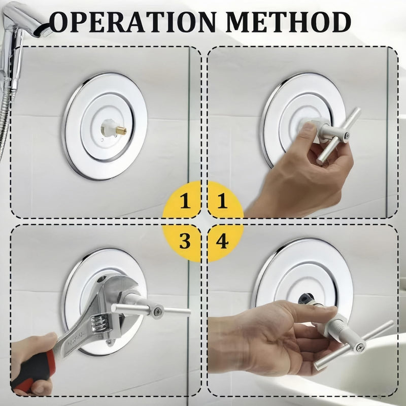 1222 Replacement Cartridge Kit for Moen One Handle Posi Temp Faucet, Compatible with Moen Bathtub & Shower Valve Cartridge, Including 104421 Removal Tool 1222