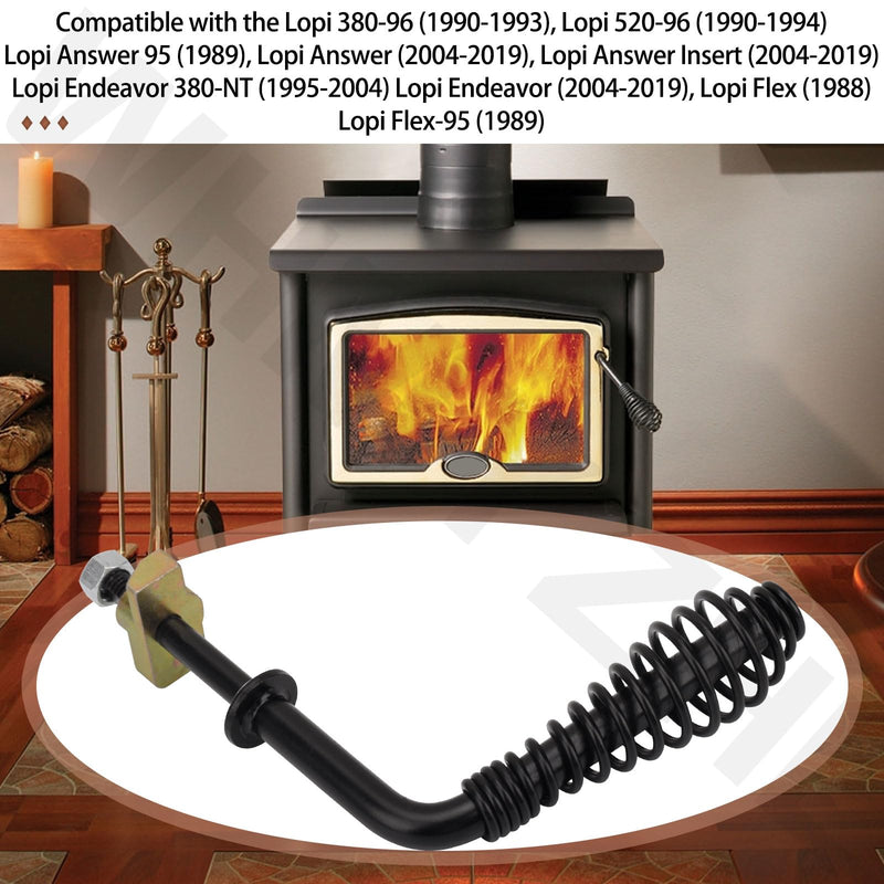 224-14042 Door Handle & Black Spring Handle for Lopi Wood Stoves 1988+