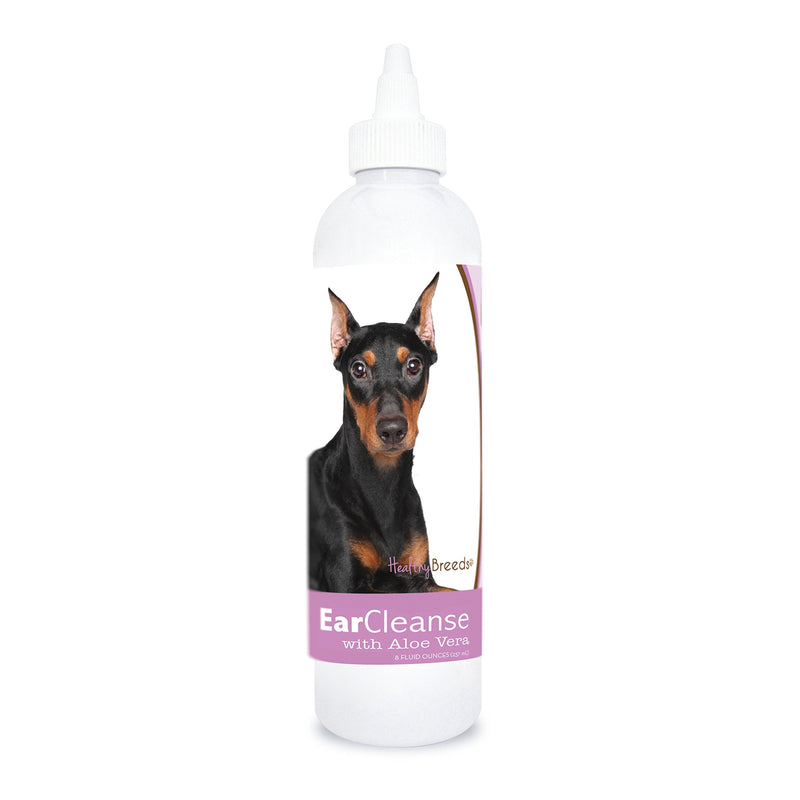 Healthy Breeds German Pinscher Ear Cleanse with Aloe Vera Sweet Pea and Vanilla 8 oz