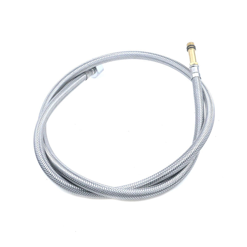 Semetall Faucet Water Supply Lines 2 Pack Stainless Steel Faucet Supply Lines Connector,Braided Supply Hose Female Compression Thread x M10 Male Connector (47 Inch Long) 47" Long Faucet Hose
