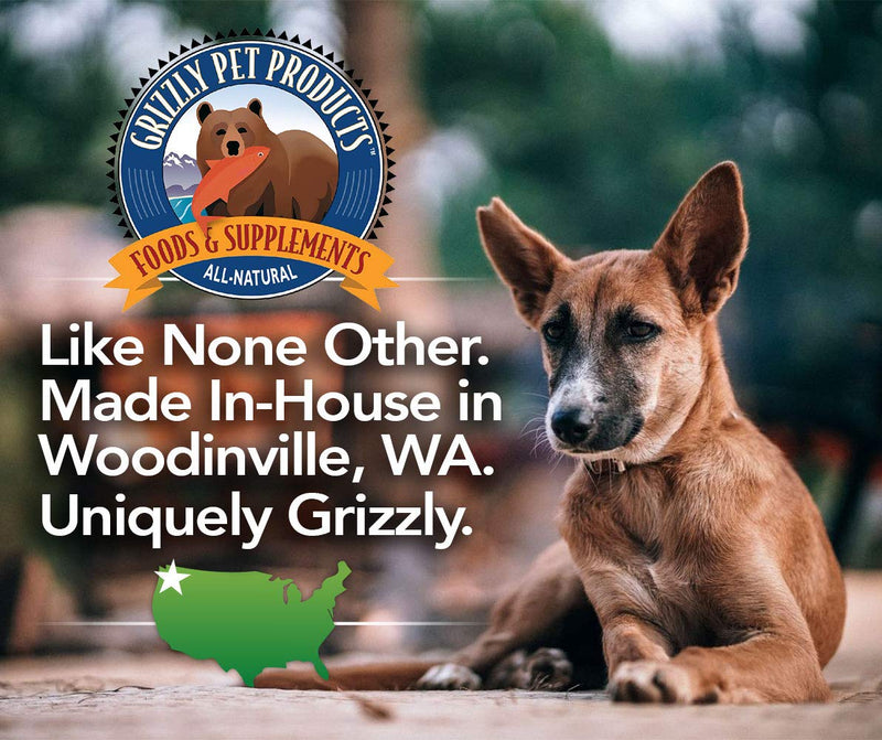Grizzly Wild Antarctic Krill Oil for Dogs (Multiple Sizes) - Made in USA, Powerful Antioxidant, All-Natural Supplement Fights Free Radicals 8 oz - PawsPlanet Australia