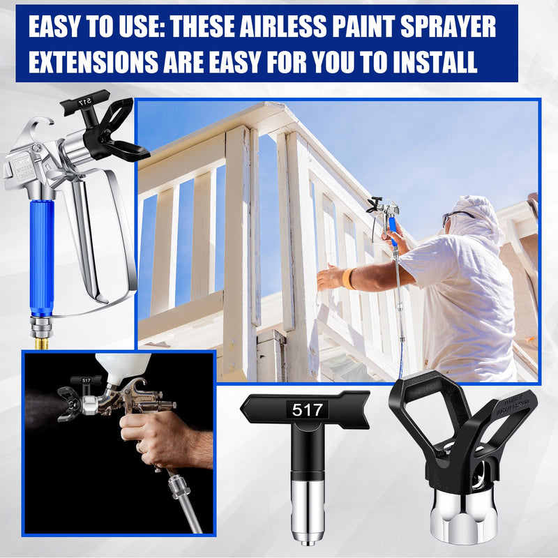 2 Sets 3600PSI Airless Paint Spray Gun