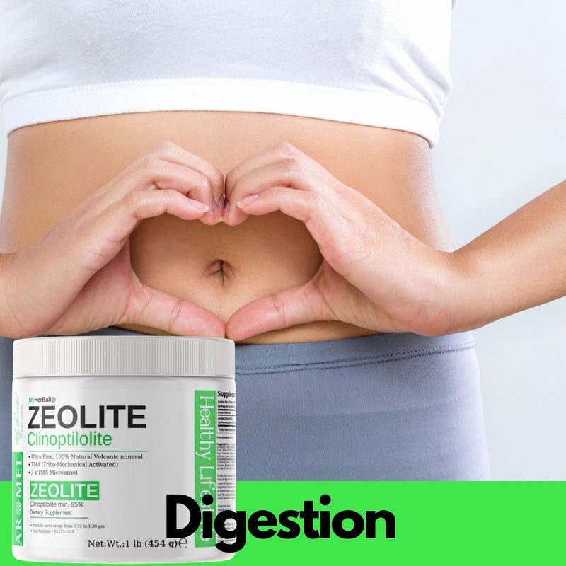 Zeolite Powder | 1 Pound - 454 g | Ultra FINE Less-Than 1 µm | Clinoptilolite 95% | 3X Activated | Safe, Gentle, & Effective Energy | Original Zeolite Powder (454 Servings) | Myherbalid - PawsPlanet Australia