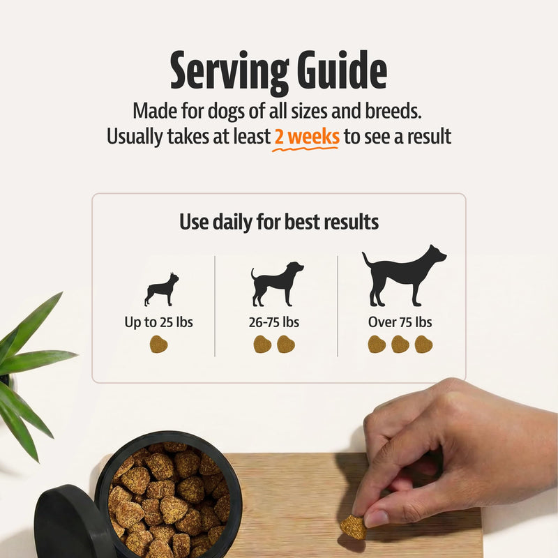 25-in-1 Dog Multivitamin Soft Chews – Dog Vitamins and Supplements with Probiotics, Glucosamine & Omega 3 Fish Oil – Hip & Joint, Digestive, Skin & Coat Support – Chicken Flavor – 100 Count