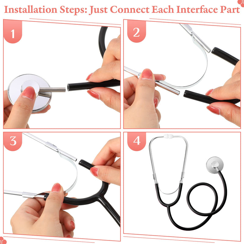 Hanaive 8 Pcs Kids Toys Bulk for Children Girl Boy Doctor Nurse Party Halloween Costume Role Cosplay Pretend Game Accessories, 4 Colors