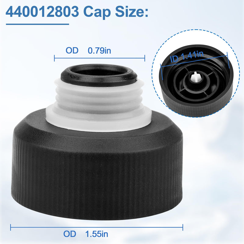 440012803 Cleaner Solution Tank Cap for Hoover Carpet Cleaner Machine, Cleaner Cap for Hoover PowerDash Pet, SmartWash, and FloorMate Jet Carpet Shampooer Machine, for Hoover Carpet Cleaner Part
