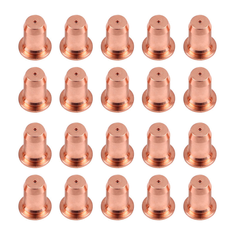 45Pcs IPT60 Kit Electrode Flat Tip 0.039'' 1.0mm Shield Cap Stand Off Fit for Tecmo IPT-60 PT-60 IPT-40 PT40 Plasma Cutting Torch Consumables