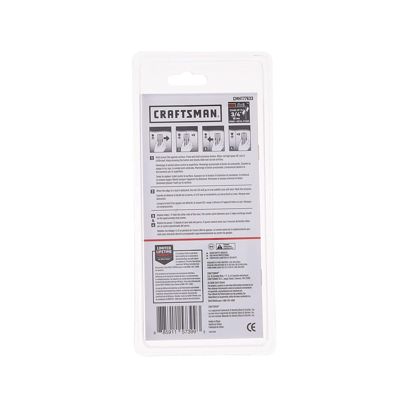 CRAFTSMAN Stud Finder, 3/4-Inch Depth (CMHT77633)