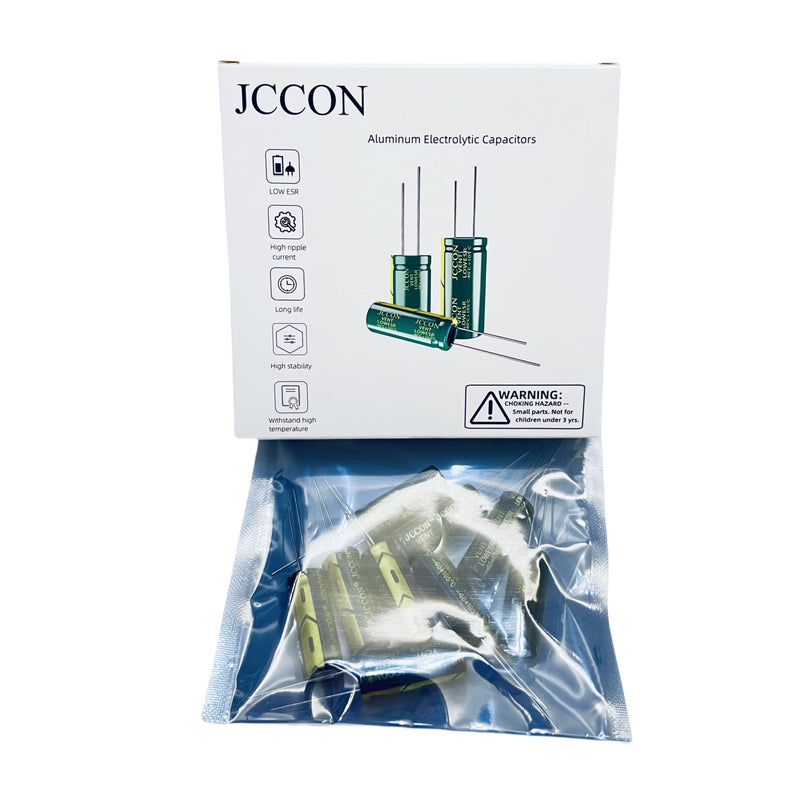 10-Pack 50V 4.7uF Premium Quality Low ESR Electrolytic Capacitors 5x11mm (0.2x0.43in), 50Volt 4.7MFD High-Frequency Caps with Superior Performance 50V 4.7uF 5x11mm