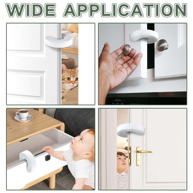 6 Pack Door Finger Pinch Guard, Anti Door Slam Stopper, Cat Toddler Door Stopper, Foam Baby Child Proof Door Stopper, Baby Proofing Doors to Keep Door Open Stop Door from Slamming