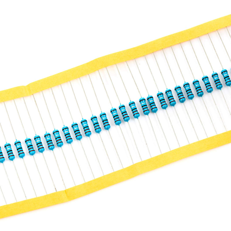 Chanzon 100pcs 1/2W (0.5W) 2.2 Ω ohm 2r2 Metal Film Fixed Resistor 0.01 ±1% Tolerance 2.2R MF Through Hole Resistors Current Limiting Rohs Certificated [1-2ZC02] 2.2 ohm