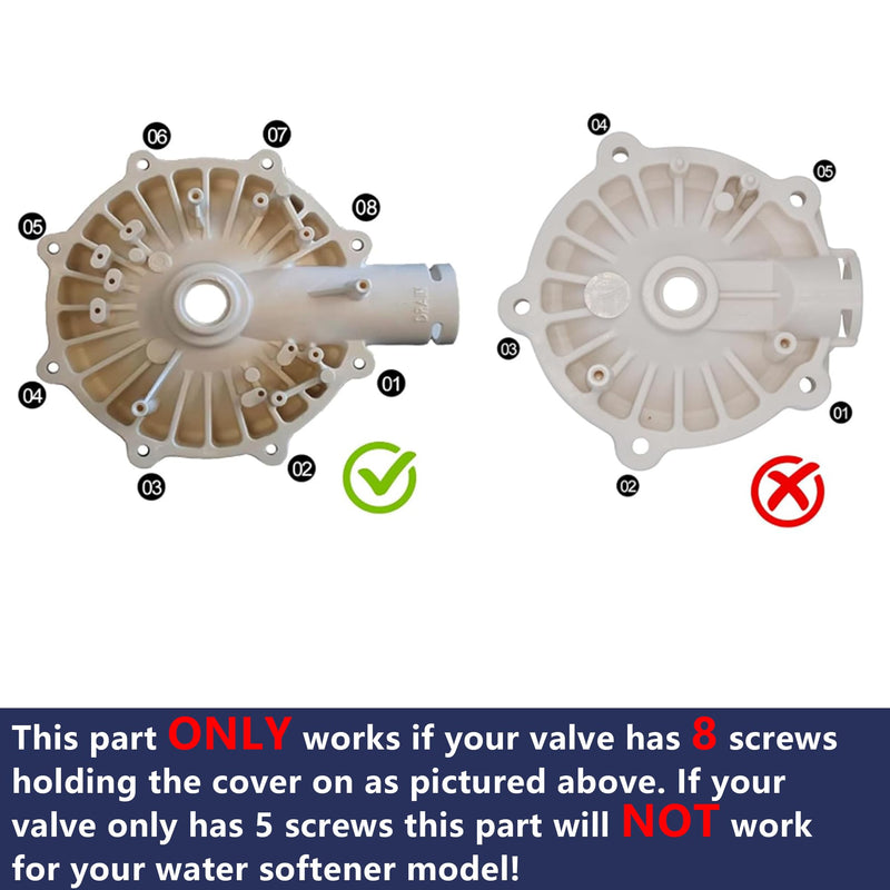 New Upgraded 7257535 Water Softener 1″ High Flow Valve Rotor & Seal Kit