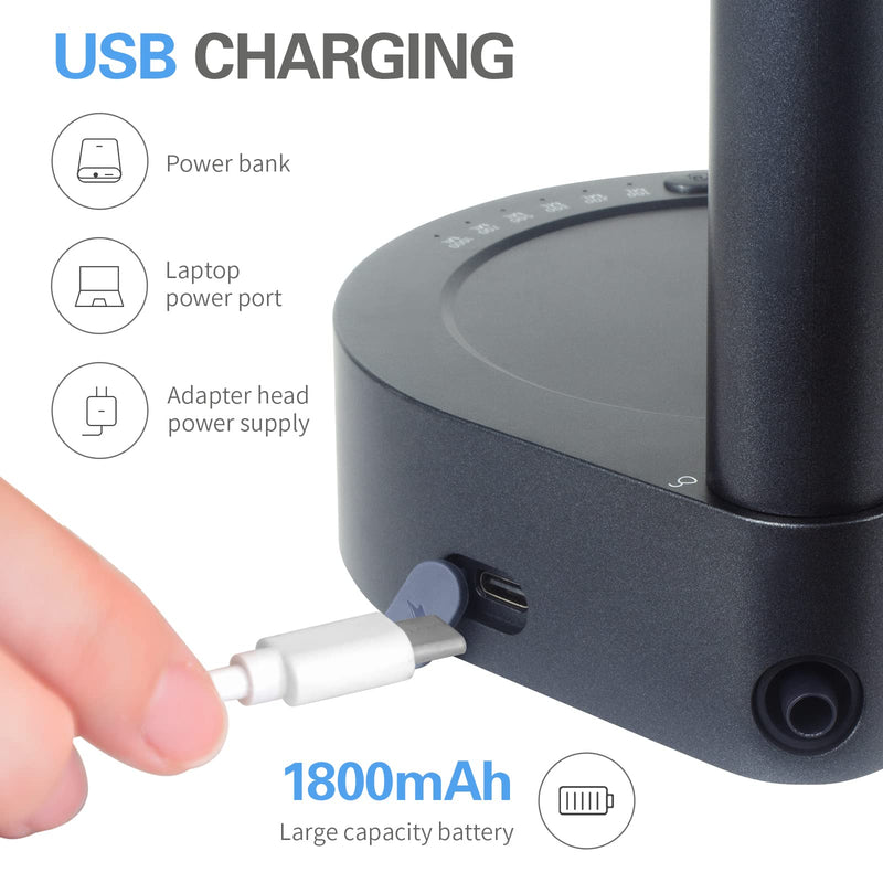 Desktop Water Bottle Dispenser, Keweis Portable Electric Water Bottle Pump Countertop for 5 Gallon & Universal Bottles, USB Charging Automatic Water Jug Dispenser for Bedside, Home, Office, Outdoor Dark Blue - NewNest Australia