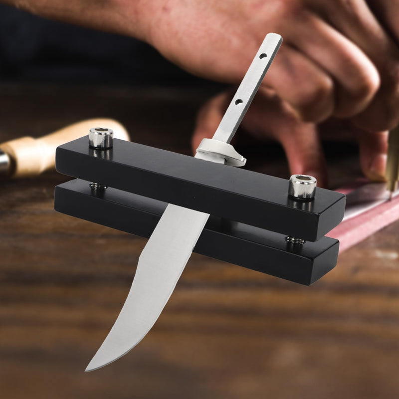 SCOTTCHEN Hardened File Guide Knife Making Tool, Hardened Metal Hardness up to 55, File Guide For Belt Sander, Knife Makers File Guide Knife File Guide