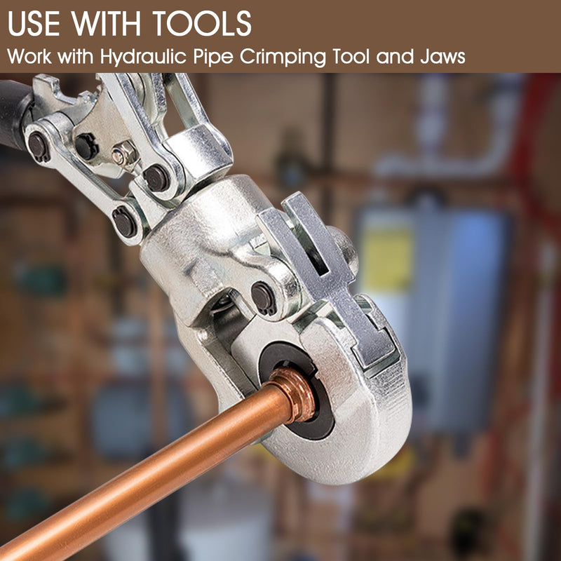 Copper Press Fittings 1/2inch Kit,6pk Copper Coupling&6pk 90 Elbow&3pk Tee 1/2"Press Coupling+1/2" 90° Elbow+1/2" Tee Copper 15