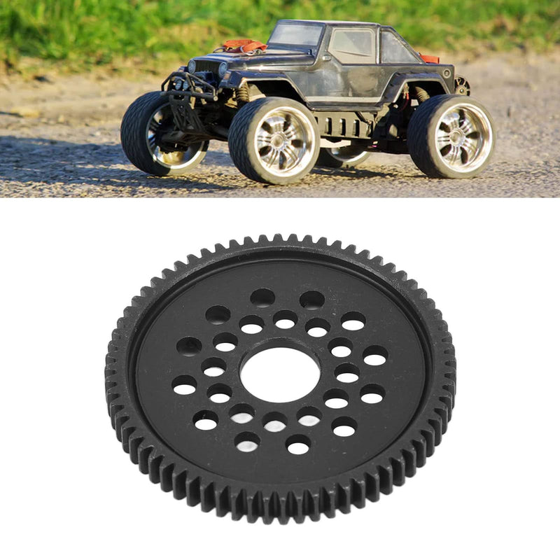 High Speed Spur Gear, Steel Metal Black Large Remote Car Spur Gear Pinion Conversion Kit For TAMIYA TT‑02 68T Upgrades Parts Accessories Steel Gear - NewNest Australia