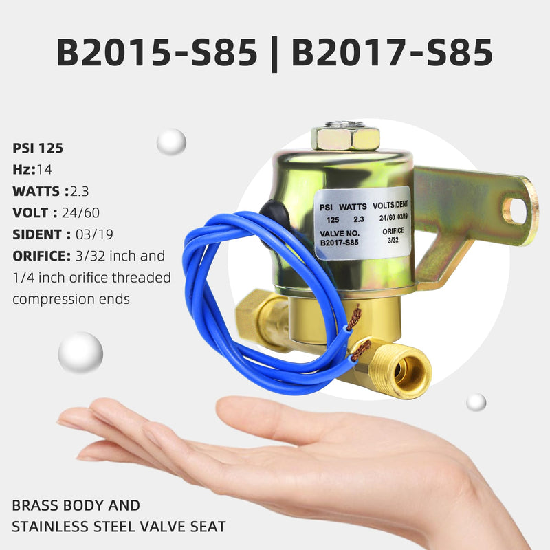 Humidifier Water Solenoid Valve 4040 Replacement Humidifier Valve 0.25 inches