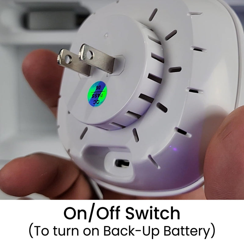OSI Wireless Alarm Strobe Siren (Gen 2) - Accessory for OSI Smart Alarm System (Gen 2) ,Wi-Fi Wireless Strobe Siren, Plugs into Electrical Outlet, 8 Hour Back-up Lithium Battery