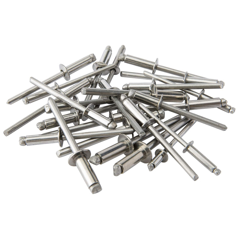 ISPINNER 50pcs 3/16" x 5/8" Stainless Steel Blind Rivets, 4.8 x 16mm Pop Rivets, Pack of 50 3/16" x 5/8"