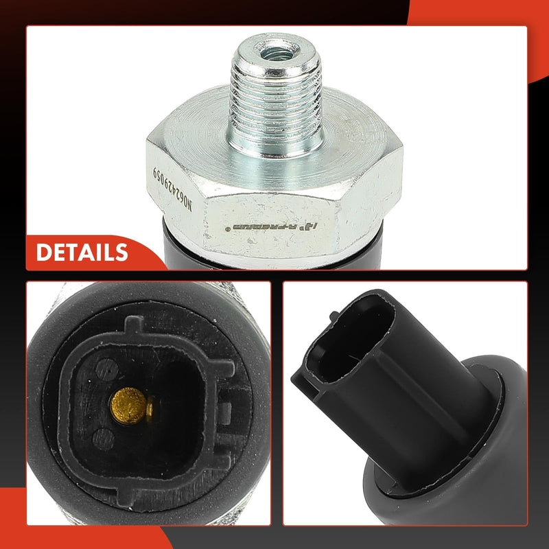 A-Premium Engine Oil Pressure Sensor [1 Pin] Compatible with Nissan Altima, Rogue, Sentra, Versa, Frontier, Murano, Pathfinder, Maxima, Titan, Armada & Infiniti G35, QX80, QX50, Q60 & Suzuki Equator