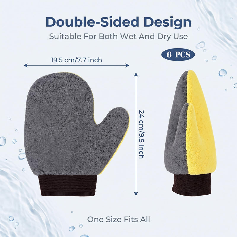 6 Pack Painting Gloves, Reusable Dusting Gloves