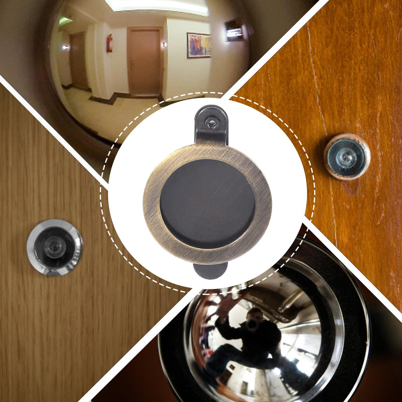 Peephole Cover, 10 pcs Door Viewer Peephole Cover Cat Eye Back Peep Hole for Apartment Door Door View Protector for Dormitory Hotel Home