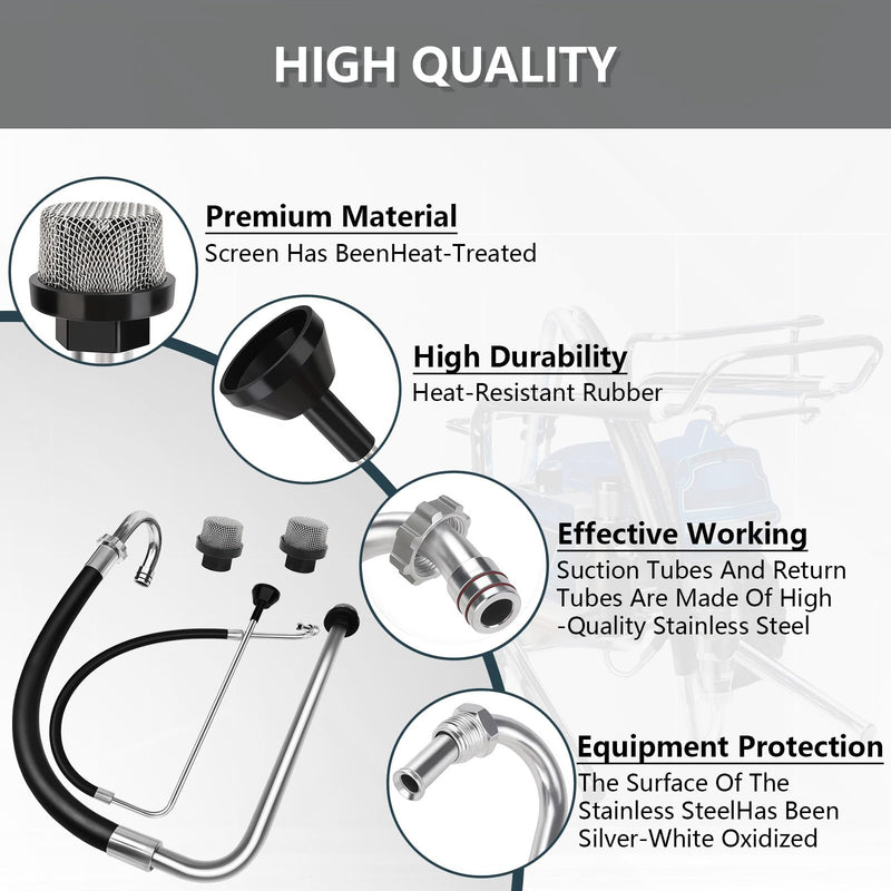 Airless Paint Sprayer Suction Hose & Reflux Line Kit for Graco 390 Suction Hose and Refux Line Sets