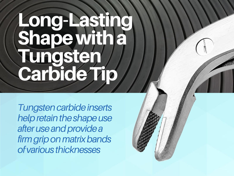 Matrix Band Holding Forceps sectional Hold Matrix Inserting Forceps with Tungsten Carbide Inserts ARTMAN Brand