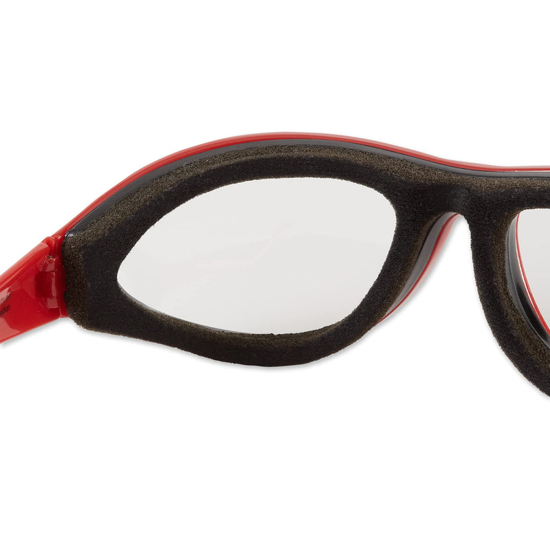 RSVP International Onion Goggles, Fog Free Lenses, Safely Prepare Food Without Tears Red