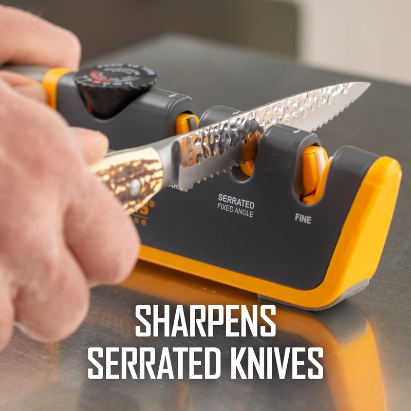 Smiths Adjustable Manual Knife Sharpener Gray/Yellow S-50264 50264