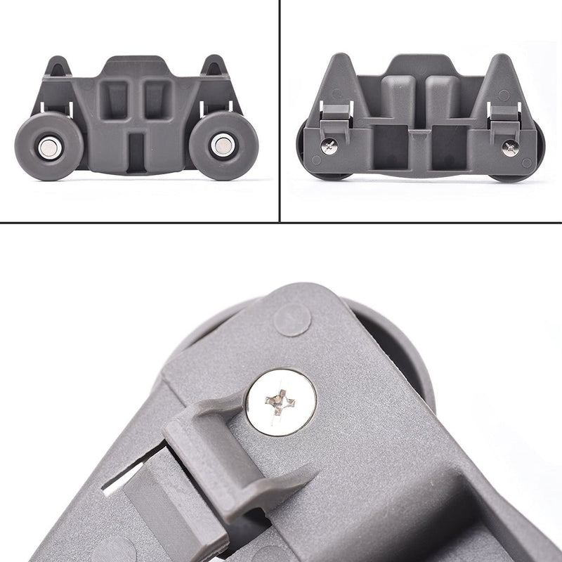 (4-pack) W10195416 NEW UPGRADED Replacement Part for Lower Dishwasher Wheel – Compatible with GE/Whirlpool/Kenmore - AP5983730, W10195416V, W10105417, PS11722152, W10195416VP
