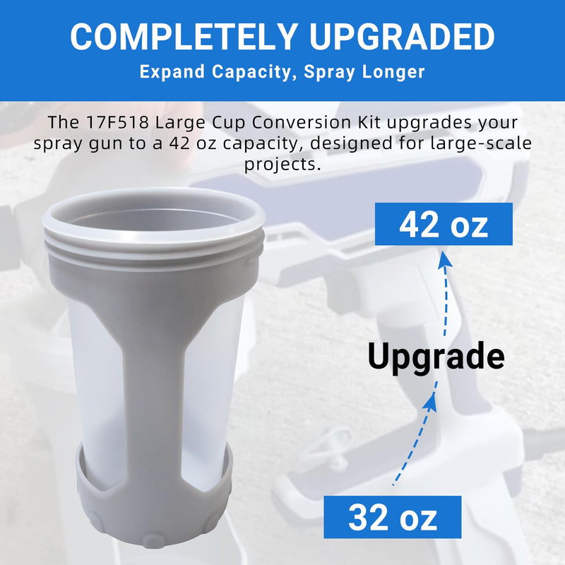 17F518 Large Cup Conversion Kit Compatible with Various FlexLiner Cup Kit 42oz Bag System