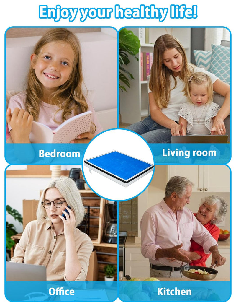 H7123 HEPA Filter Compatible with Govee Life H7123 and Homvana H211/H211S Air Purifiers, 4-in-1 True HEPA and High-Efficiency Activated Carbon Filter, 2 Pack 2 pack filters
