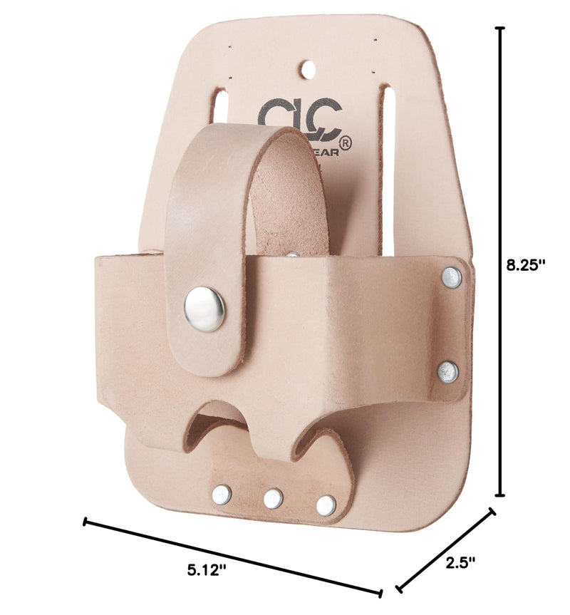 Custom Leathercraft 464 Heavy Duty Measuring Tape Holder, 16-30 in.,tan Large