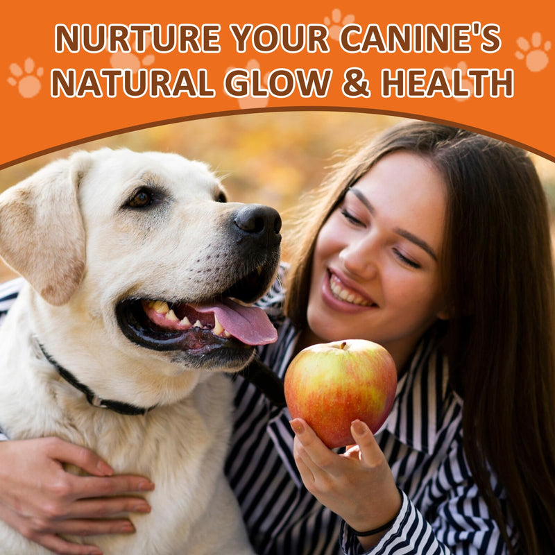 NATURE TARGET Omega 3 Fish Oil for Dogs, Salmon Oil Skin and Coat Supplement for Dogs Itchy Skin Relief with Omega 3-6-9 (EPA & DHA), Zinc, Biotin and Vitamin E & C - 120 Salmon Flavored Soft Chews 120 Chews