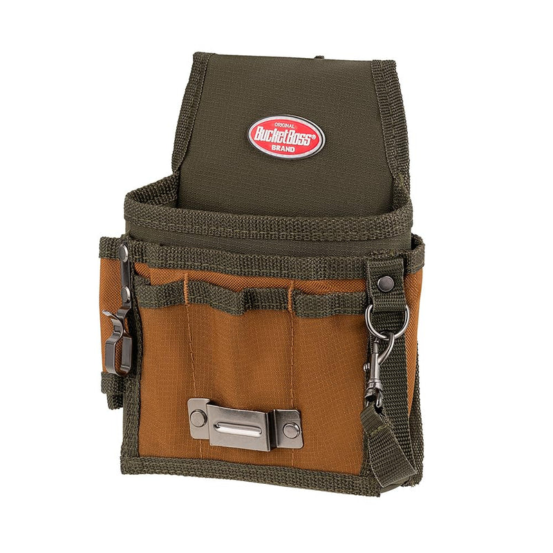 Bucket Boss - Tool Pouch with FlapFit, Pouches - Original Series (54140) , Brown