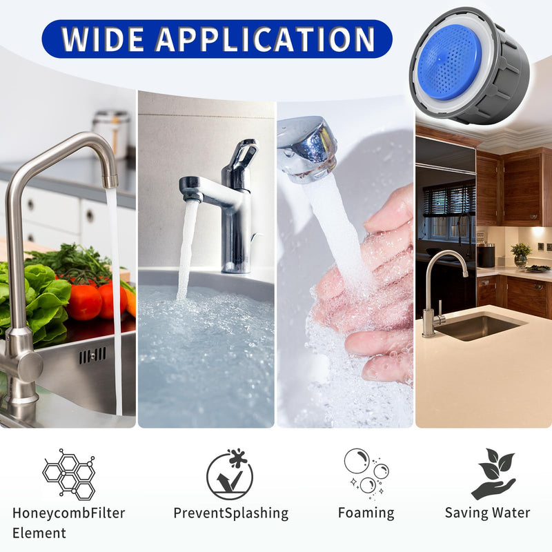 116711 Faucet Aerator 1.5 Gpm for Moen Bathroom Kitchen Sink Inserts Replacement Parts 2 pcs
