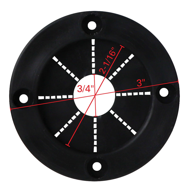 Extreme Max 3005.2172 Rigging Grommet - Black, 2", Each 2"