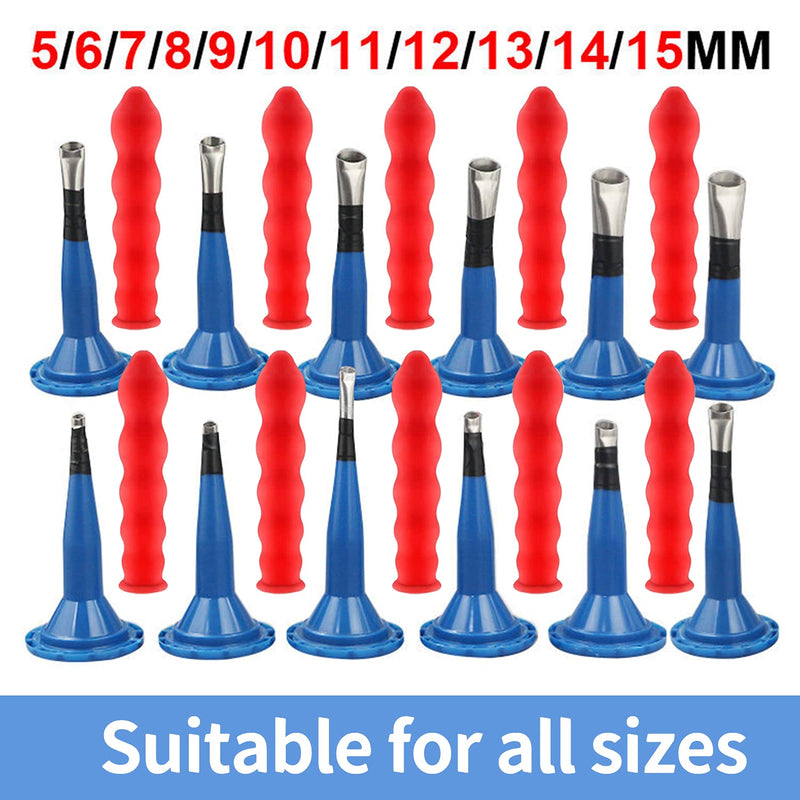 10/20/70/80/100 Pcs Caulk Tube Latex Sealing Caps, Universal Fit Caulk Saver Cap Reusable Cover Sealer for Sealing and Preserving Open Caulking Tube Red (Pack of 20)