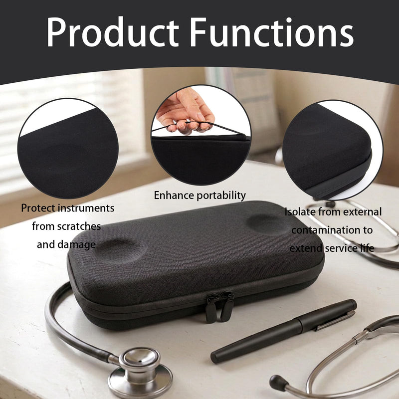 Stethoscope Case Littmann Classic III Cardiology IV Hard Travel Bag | Littmann Stethoscope Case Classic III Cardiology 4 Hard Storage Holder Medical Organizer Box For Nurse Student Gifts