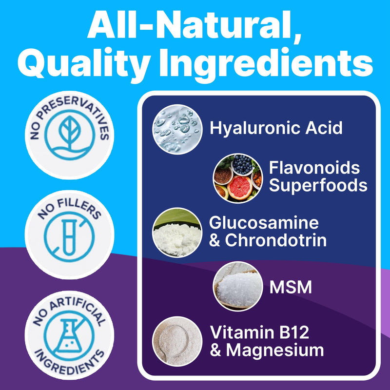 Freedom Joint Drops for Dogs with Hyaluronic Acid, MSM, Glucosamine, & Chondroitin, All Natural Liquid Joint Supplement for Dogs for Pain Relief, Mobility and Hip Support, 30 ml Dropper 1 Pack - PawsPlanet Australia