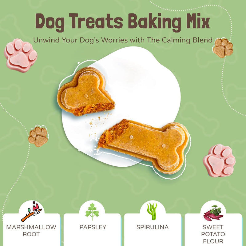 BoneItUp Healthy Treat Baking Mix & Soft Allergy Chews Bundle – Low Calorie Snacks & Daily Allergy Relief for Dogs