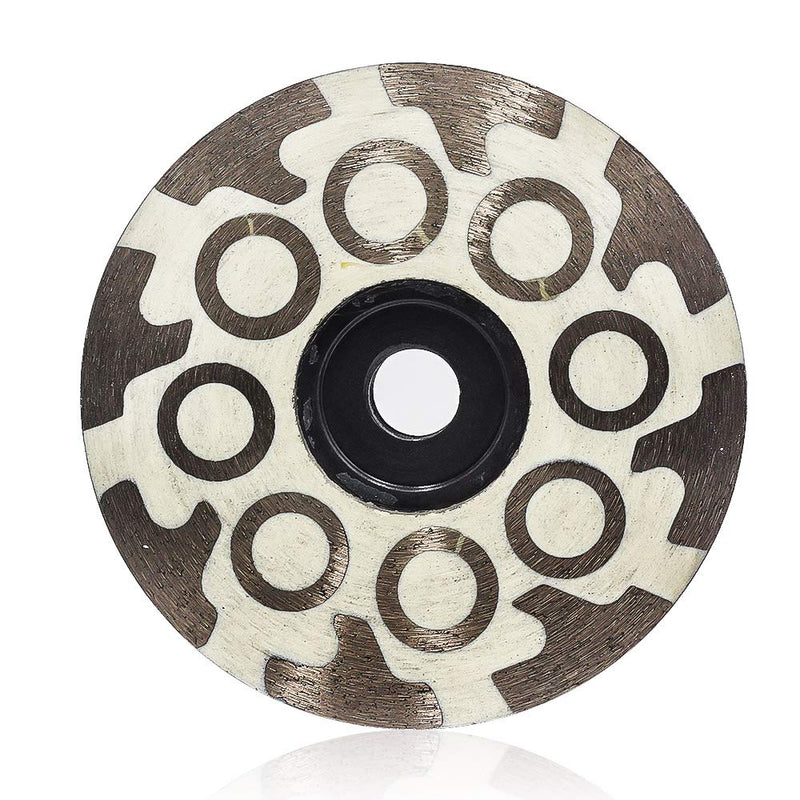 4" Diamond Cup Wheel Resin Diamond Grinding Cup Wheel Fine Grit with Thread 5/8“-11 for Grinding Stone Concrete and Tiles