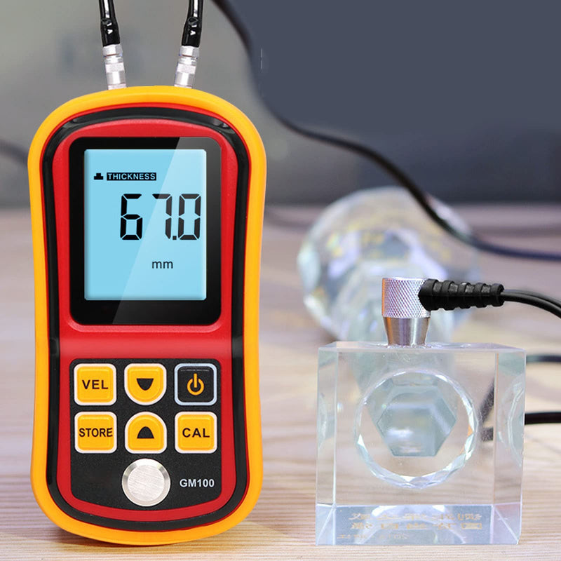 Ultrasonic Thickness Probe, Portable Accurate Replacement Transducer for Job Site Testing ABS Standard Sensor 1 Piece Compatible with Ultrasonic Thickness Gauge