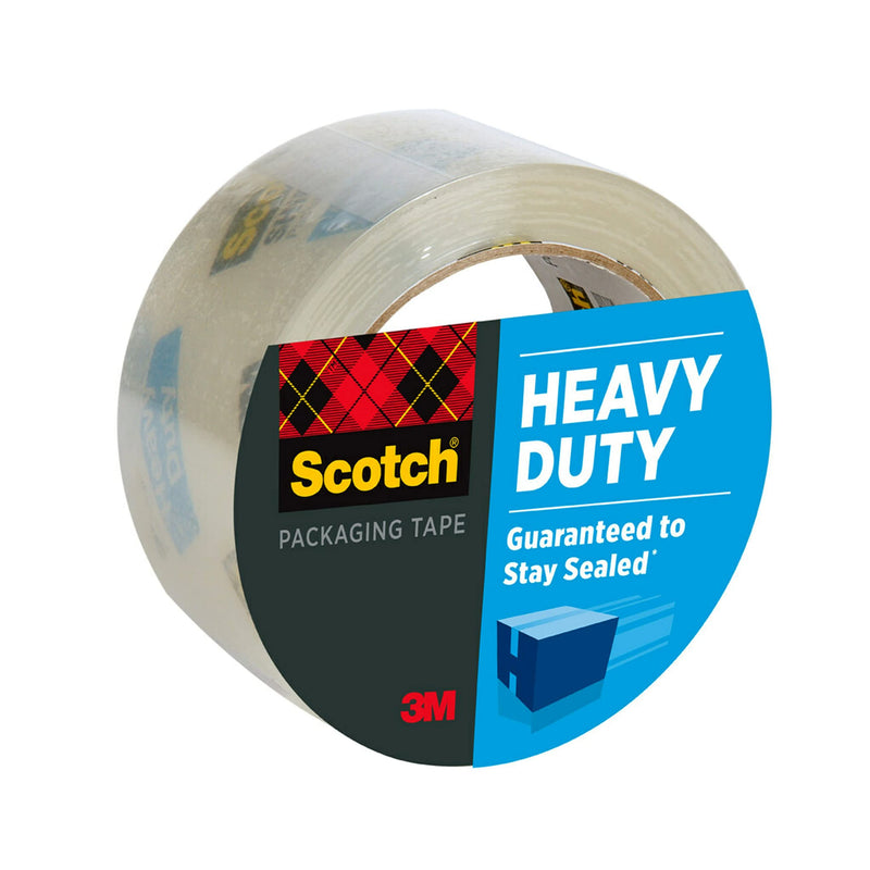 Scotch Heavy Duty Shipping Packing Tape, Clear, Shipping and Packaging Supplies, 1.88 in. x 54.6 yd., 1 Tape Roll 1 Count (Pack of 1)