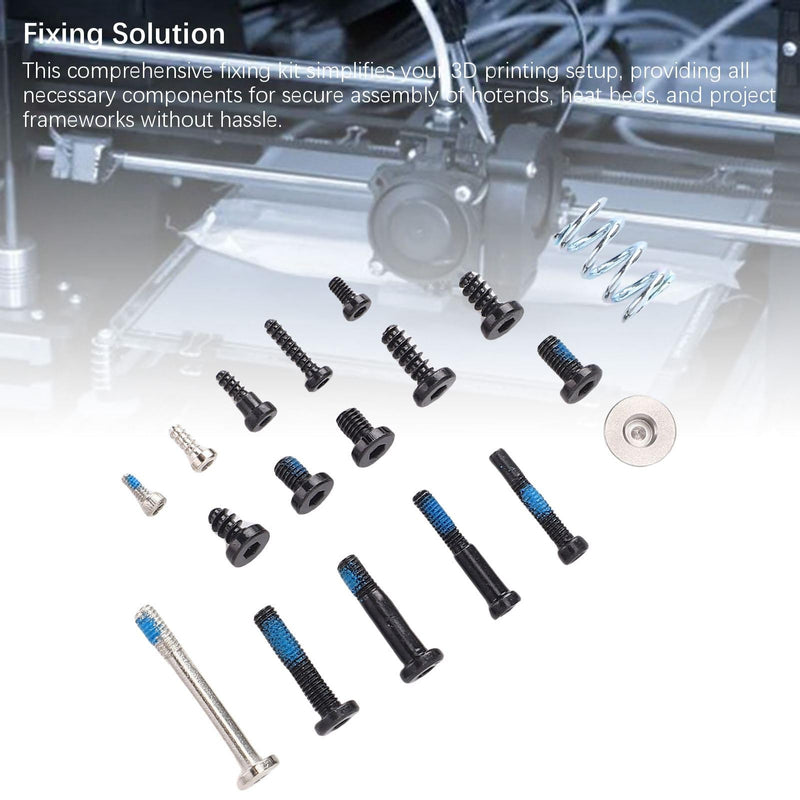 3D Printer Screw Gear Kit & Spring Components - AMS Fixtures Replacement for Bambu Lab X1, X1E, P1P, P1S