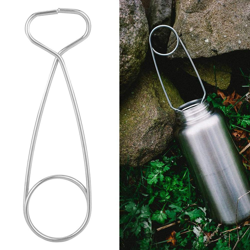 Water Bottle Fish Mouth Spreader, Fish Mouth Spreader, Stainless Steel for Survival Hanging Pot Outdoor Camping