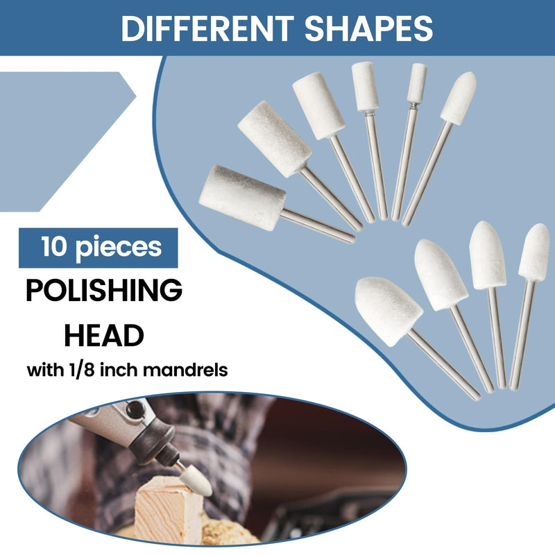 Diamond Burr Set for Dremel, Rotary Tool Grinding Cutting Wheel Stone Glass Tile Jewelry Engraving Rock Etching Masonry 1/8” Die Grinder Carving Cutter Metal Engraver Kit - 36pc Set Style 3