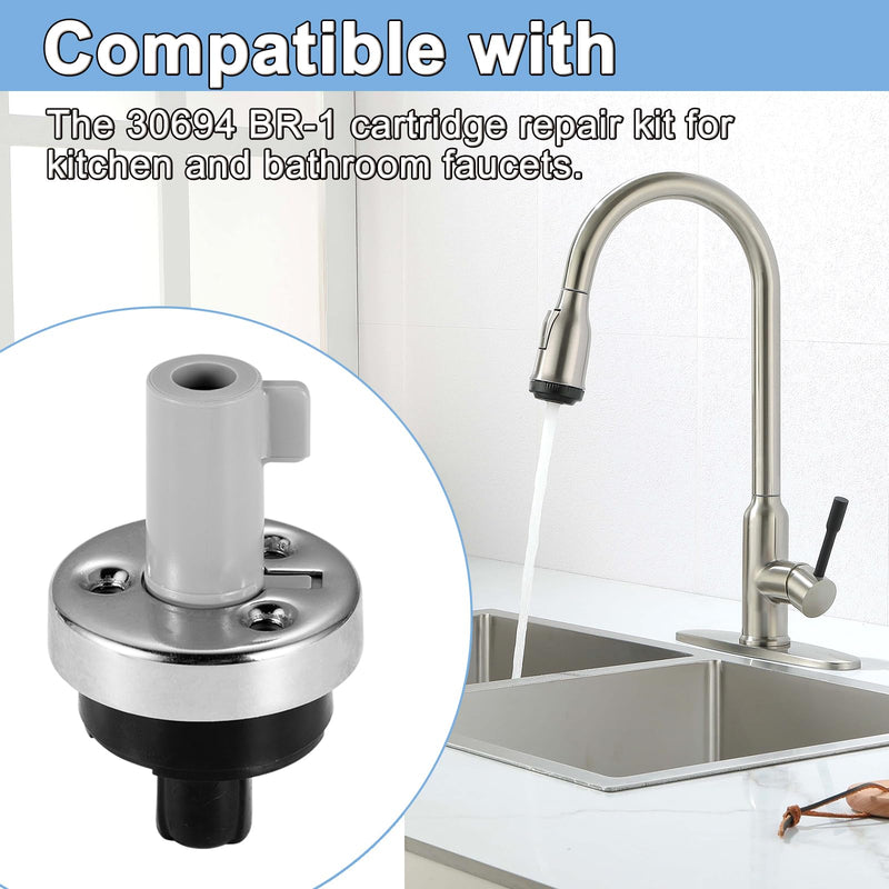30694 BR-1 Cartridge Repair Kit, Compatible with Bradley/Cole/Kohler Faucets, for Single-Handle Kitchen and Bathroom Faucets